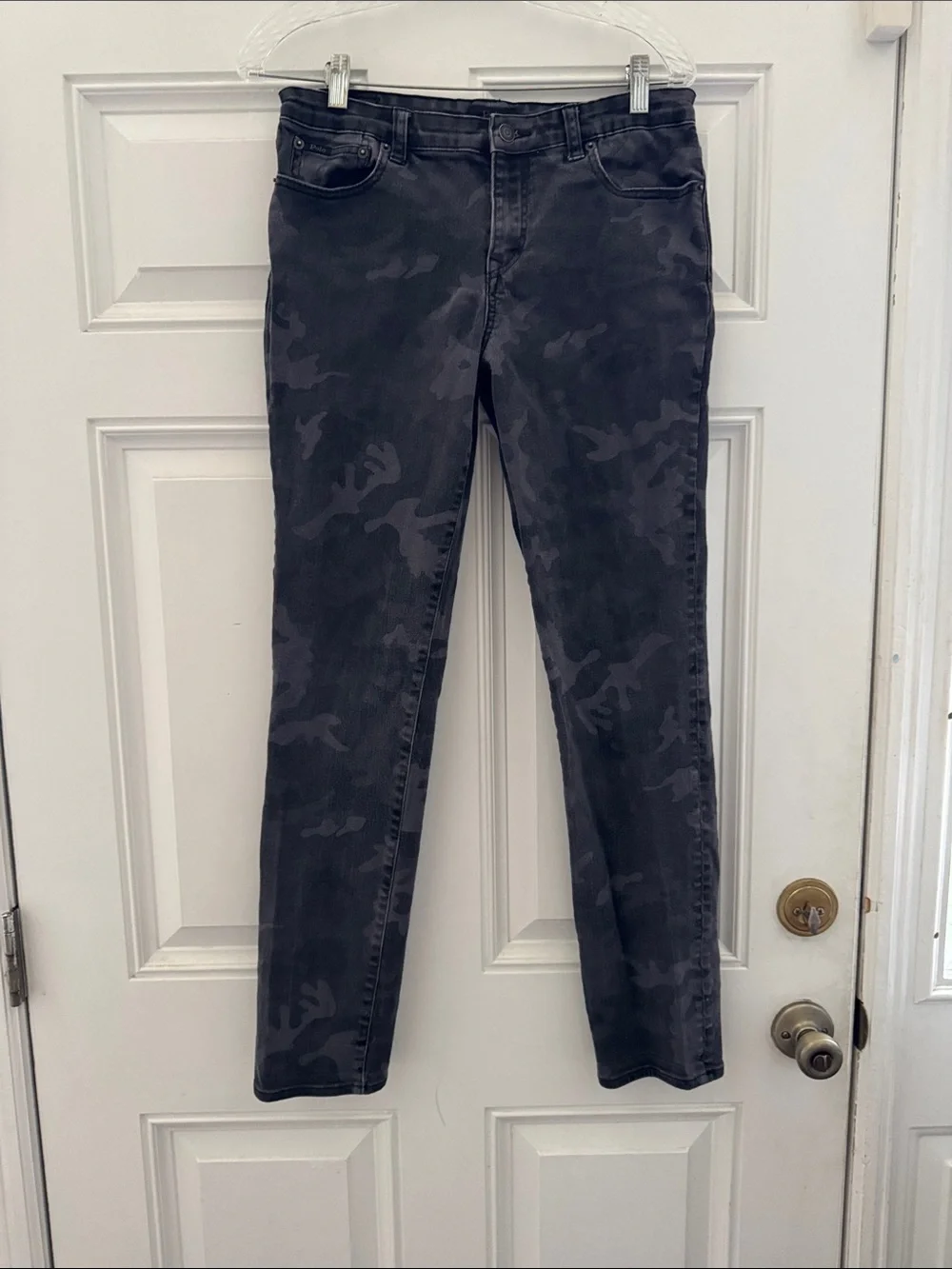 Polo rewash black and gray denim